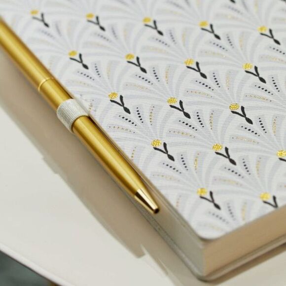 Anthropologie HOME N Initial Monogram Journal Notebook - Picture 4 of 8